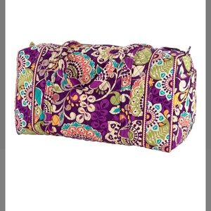 Plum Crazy Large Duffel - Vera Bradley